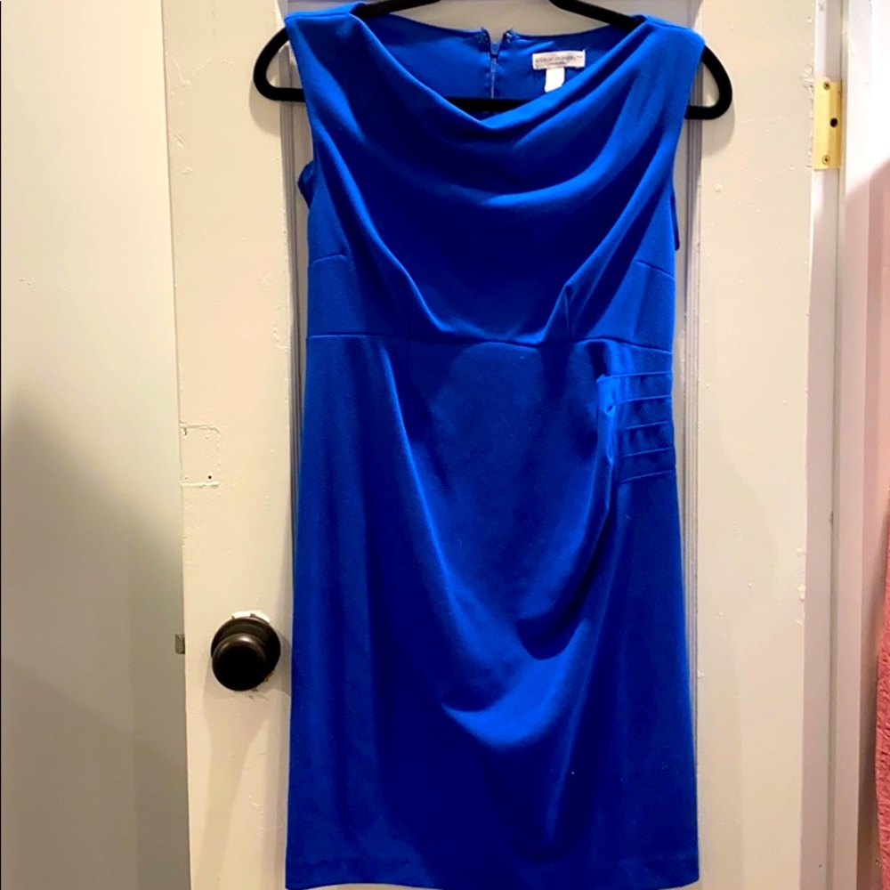 Blue maternity dress
